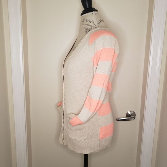 Vintage neon stripe cardigan - Picture 2 of 8